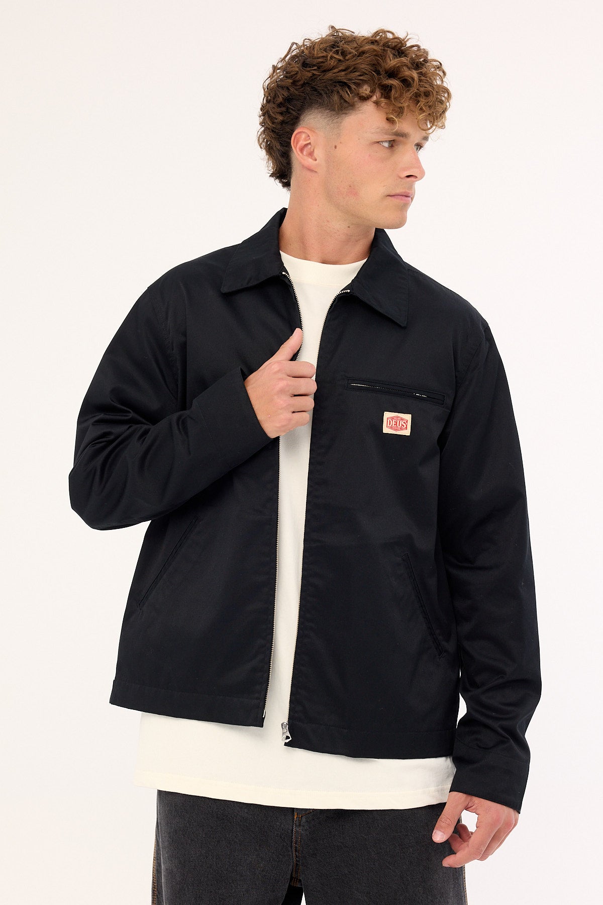 Deus Ex Machina Service Work Jacket Black