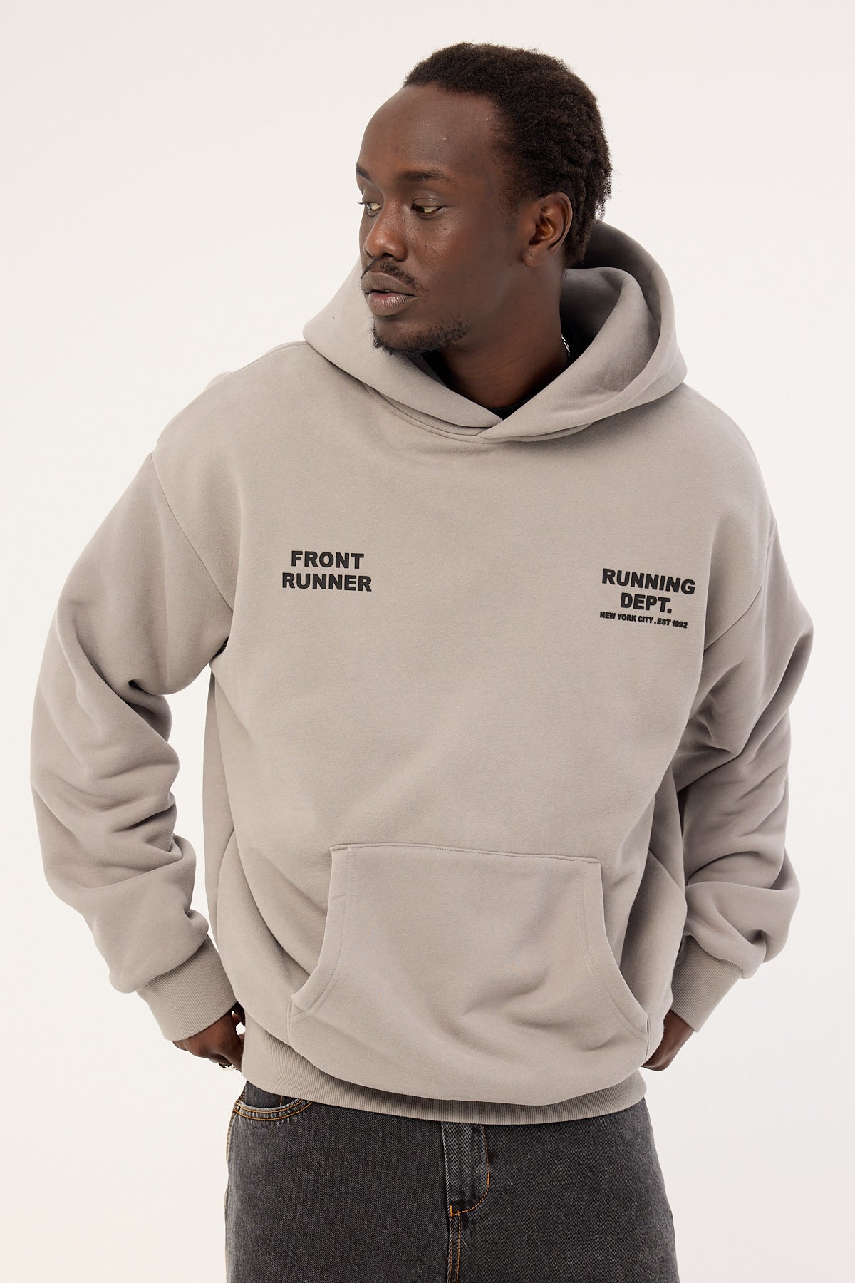 Front Runner Running Dept Hoodie Grey