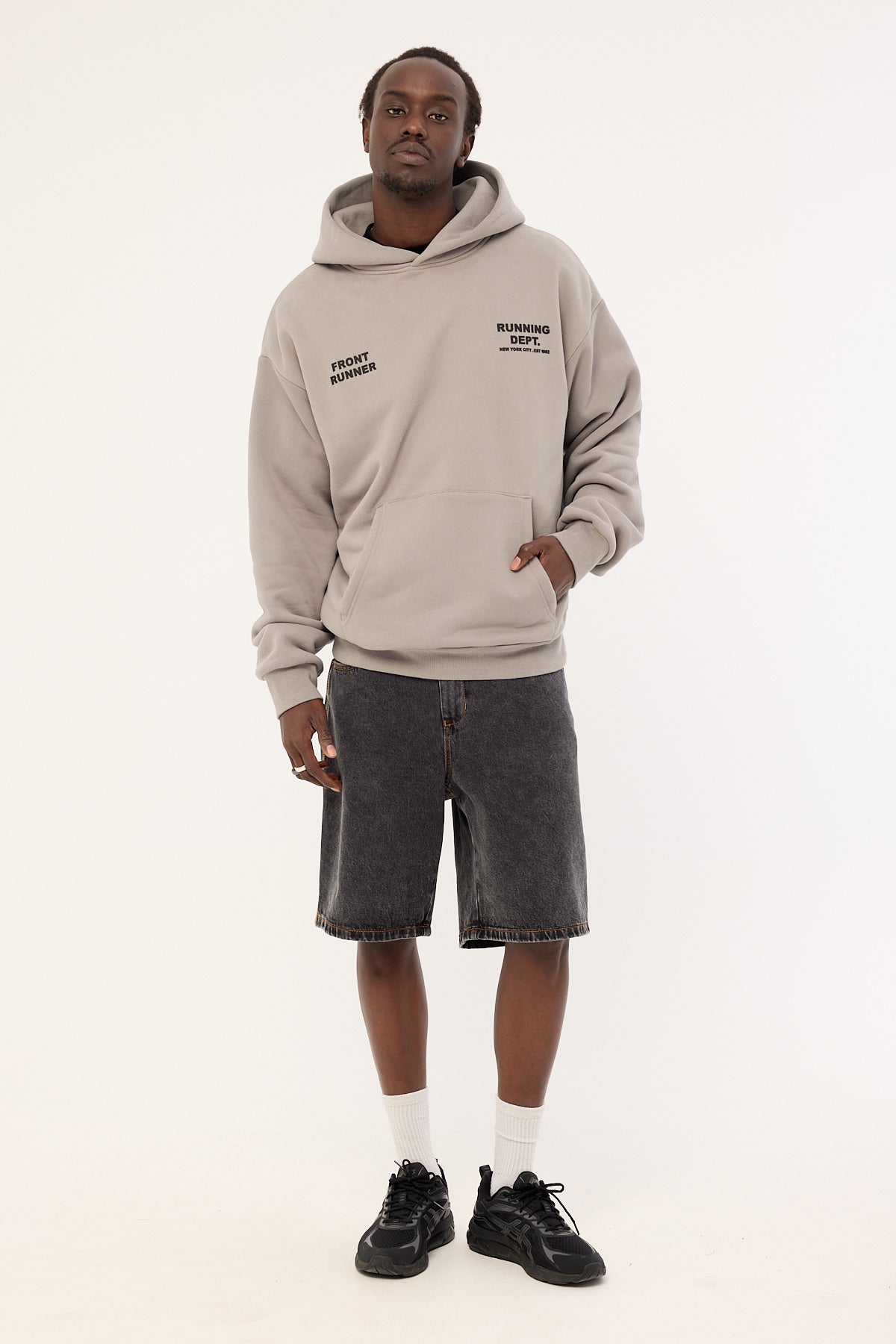 Front Runner Running Dept Hoodie Grey