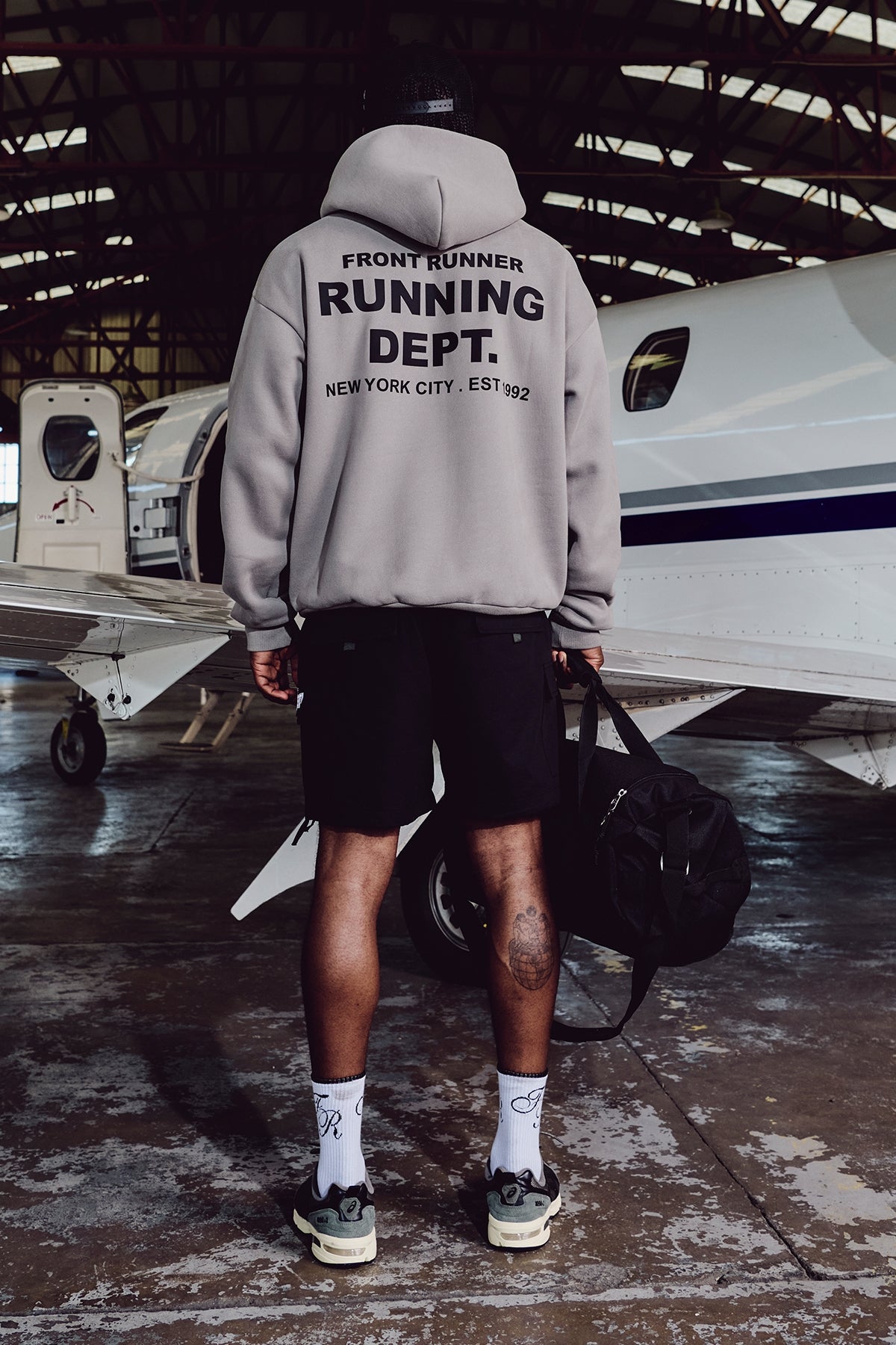 Front Runner Running Dept Hoodie Grey