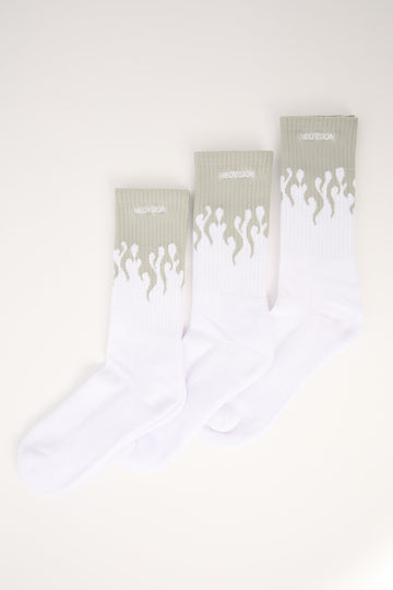 Neovision Flare Sock 3 Pack White