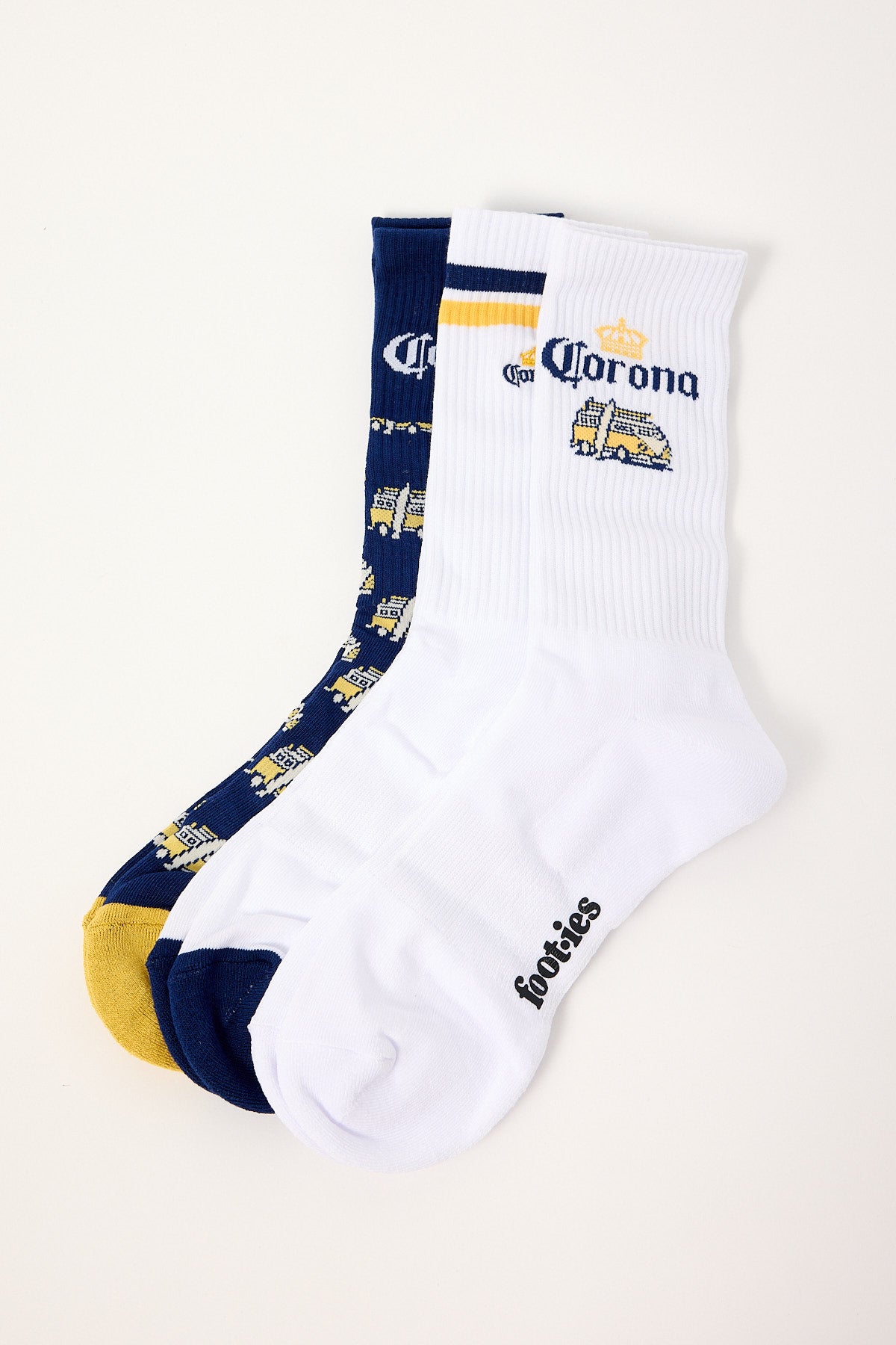 Footies Corona 3 Pack Combo Gift Box Multi