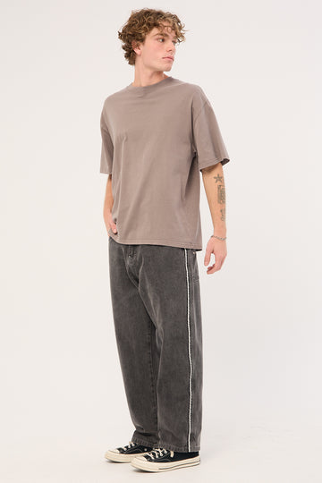 Rusty Flip Daddy 2.0 Baggy Jean Stone Black