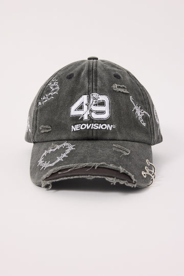 Neovision Flash Dad Cap Washed Black