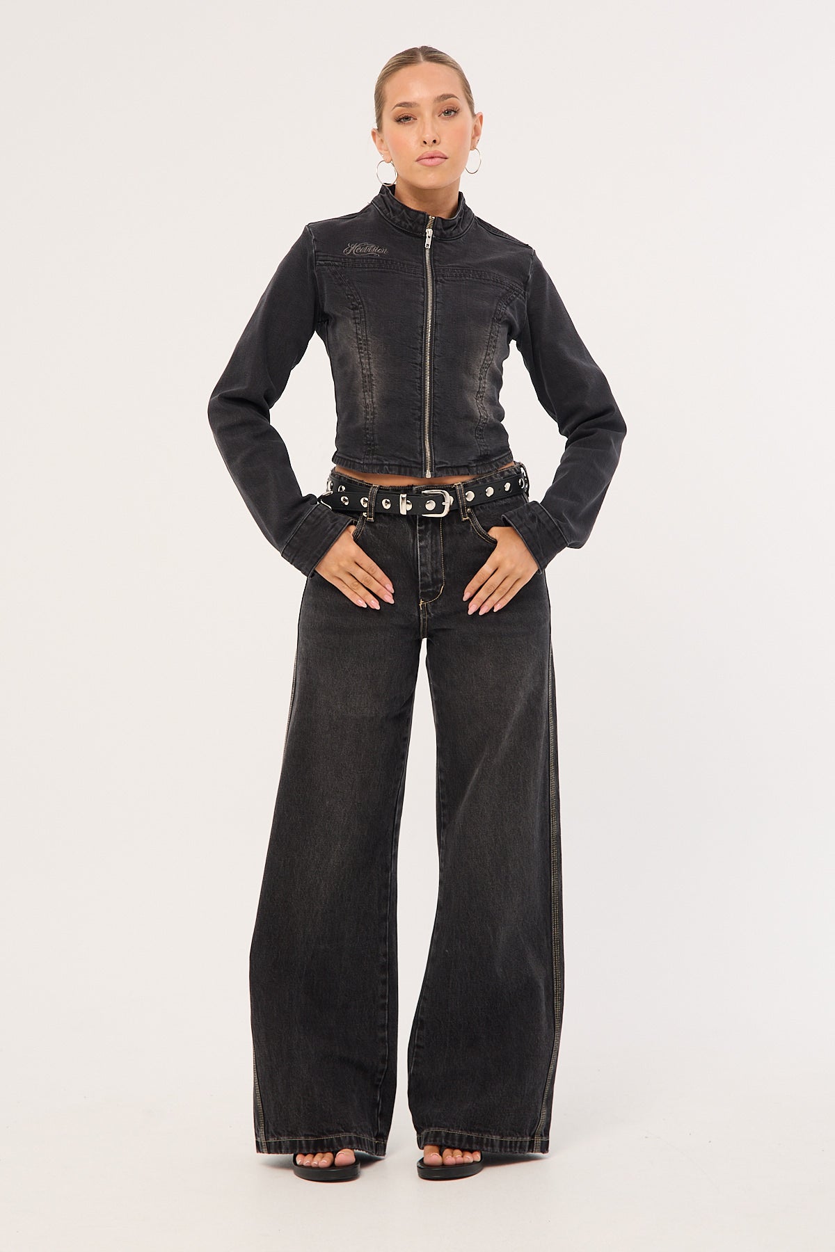 Neovision Limitless Denim Jacket Washed Black