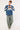 Worship Burner Long Sleeve Rugby Polo Blue