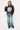 Luck & Trouble Zinnia Intarsia Knit Jumper Brown