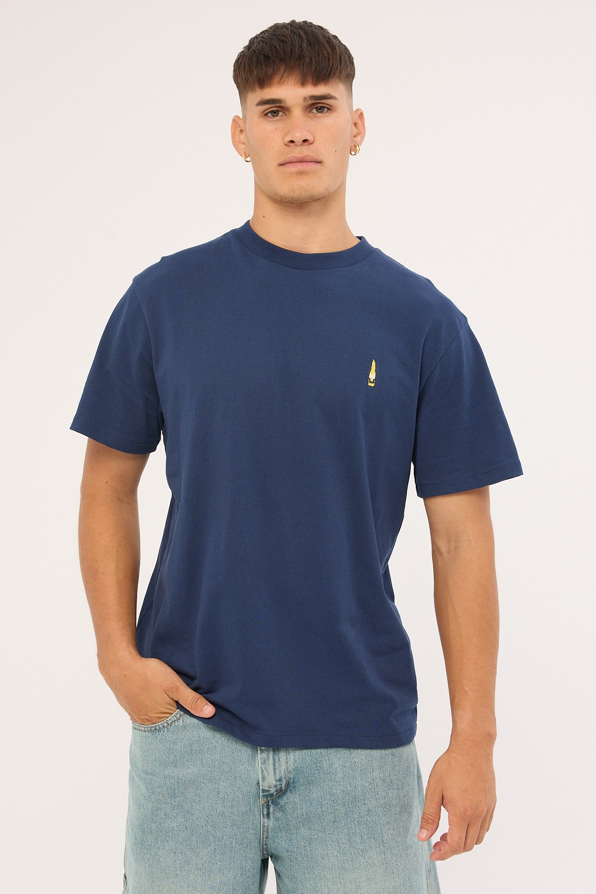 American Needle Corona Embroidery Tee Navy
