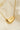 Perfect Stranger Molten Pendant Necklace 18k Gold Plated