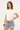 One Teaspoon Bandits Low Waist Denim Shorts Blue Crush