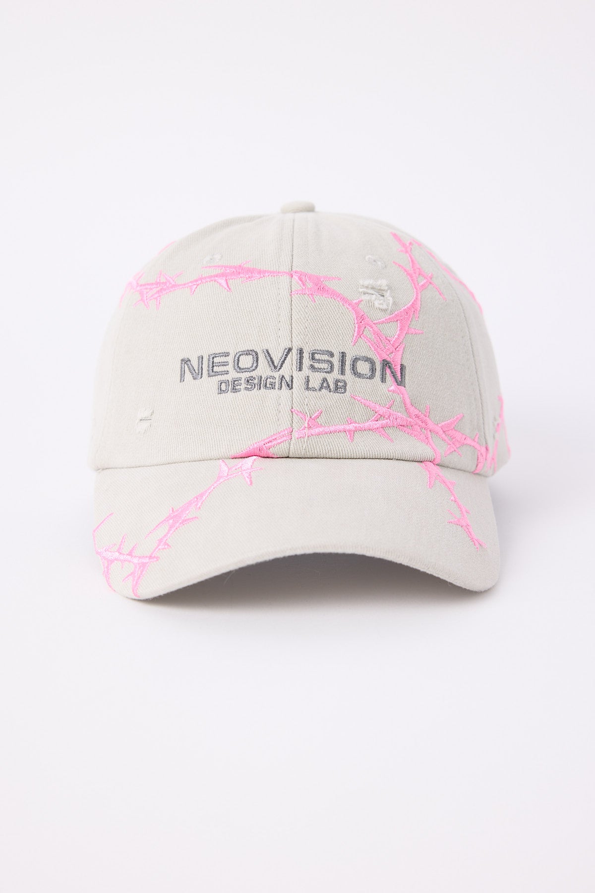 Neovision Thorn Distressed Dad Cap Grey