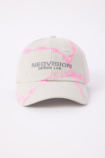 Neovision Thorn Distressed Dad Cap Grey