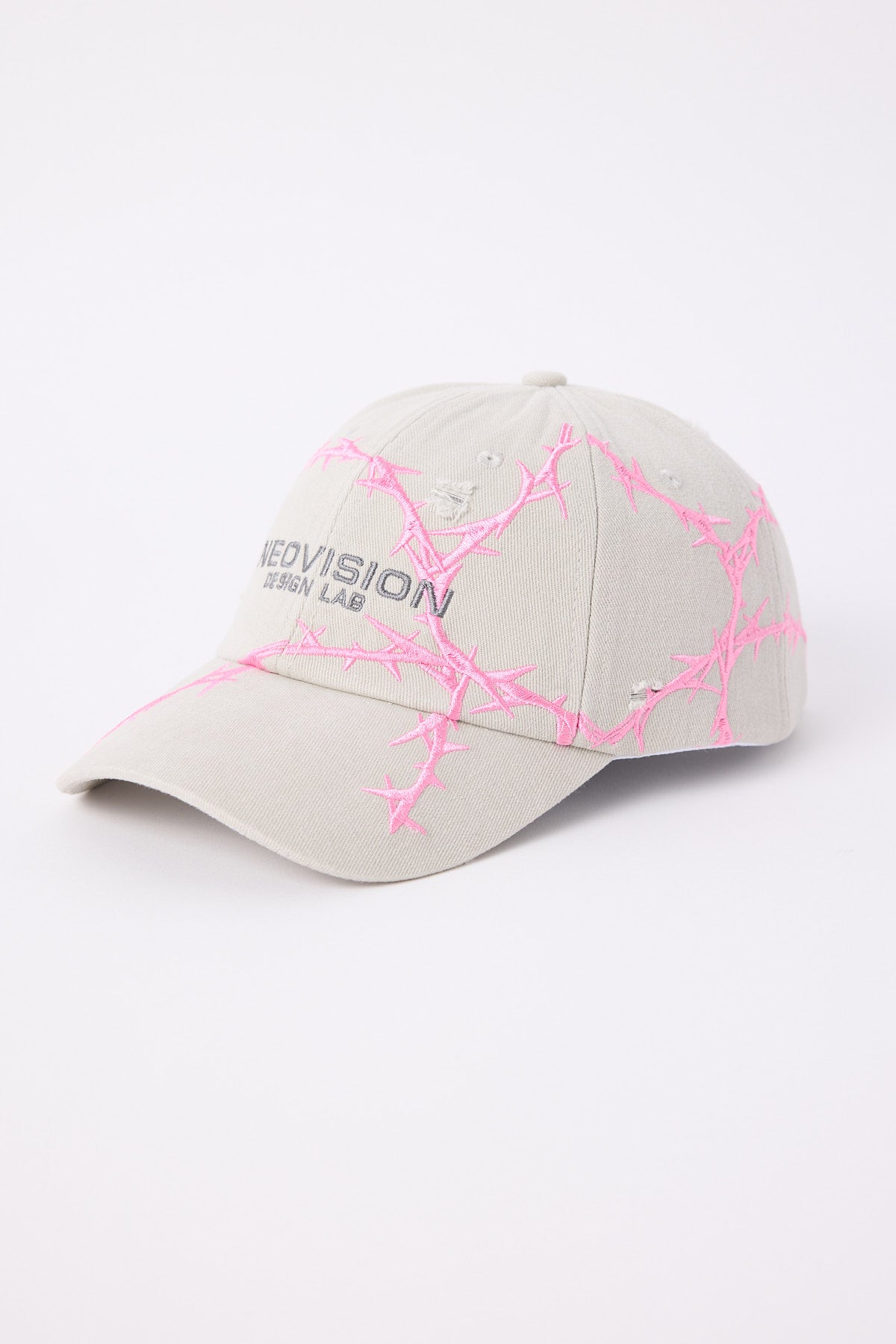 Neovision Thorn Distressed Dad Cap Grey