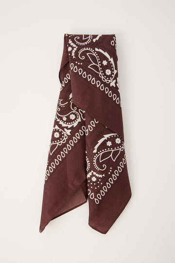 Token Hair Bandana Scarf Brown