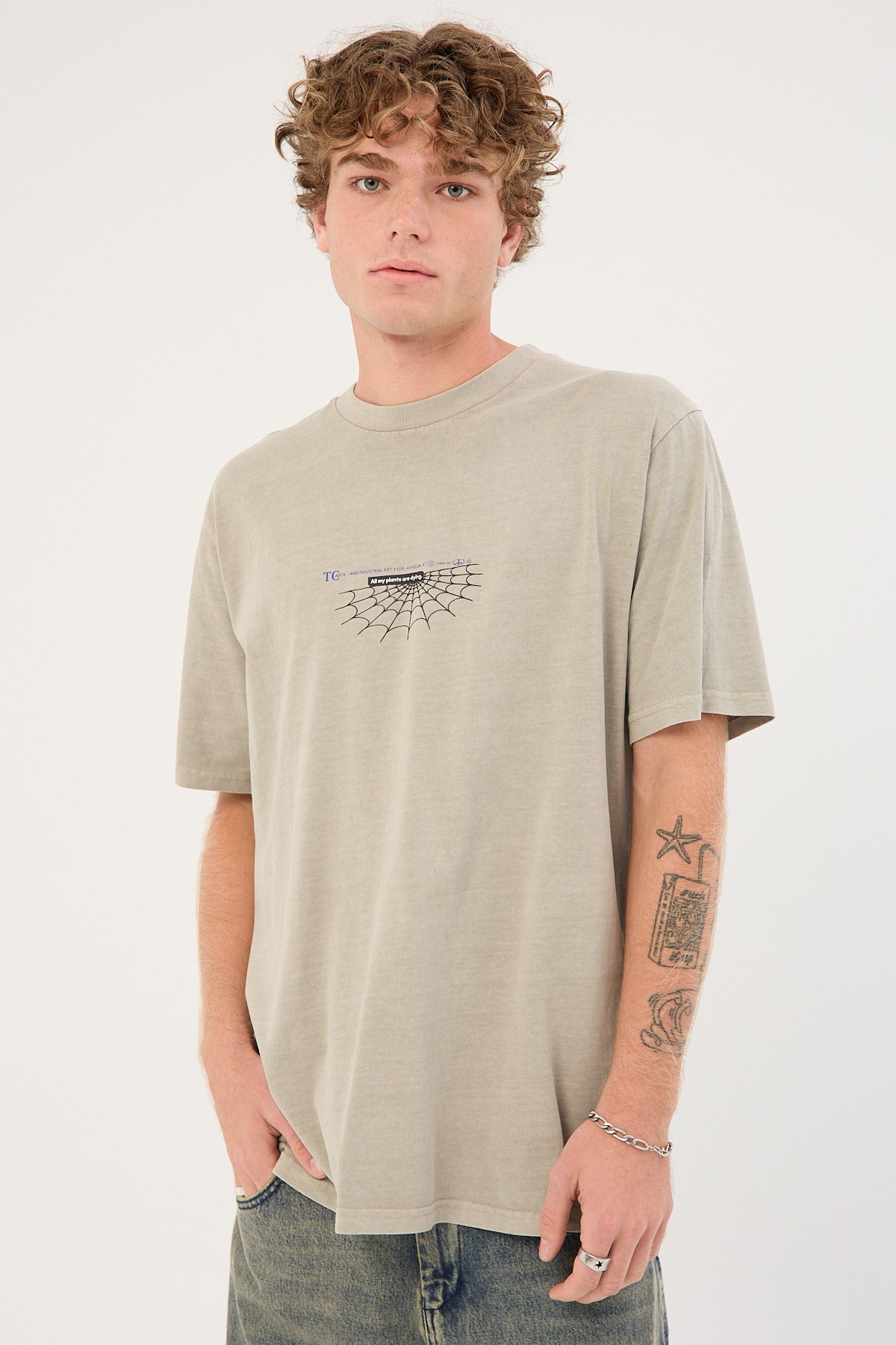 Thrills The Beginning Is Ending Merch Fit Tee Fog