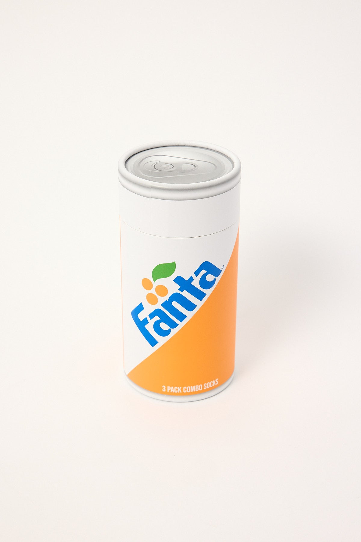 Footies Fanta Retro Sneaker Sock 3 Pack Gift Can Multi