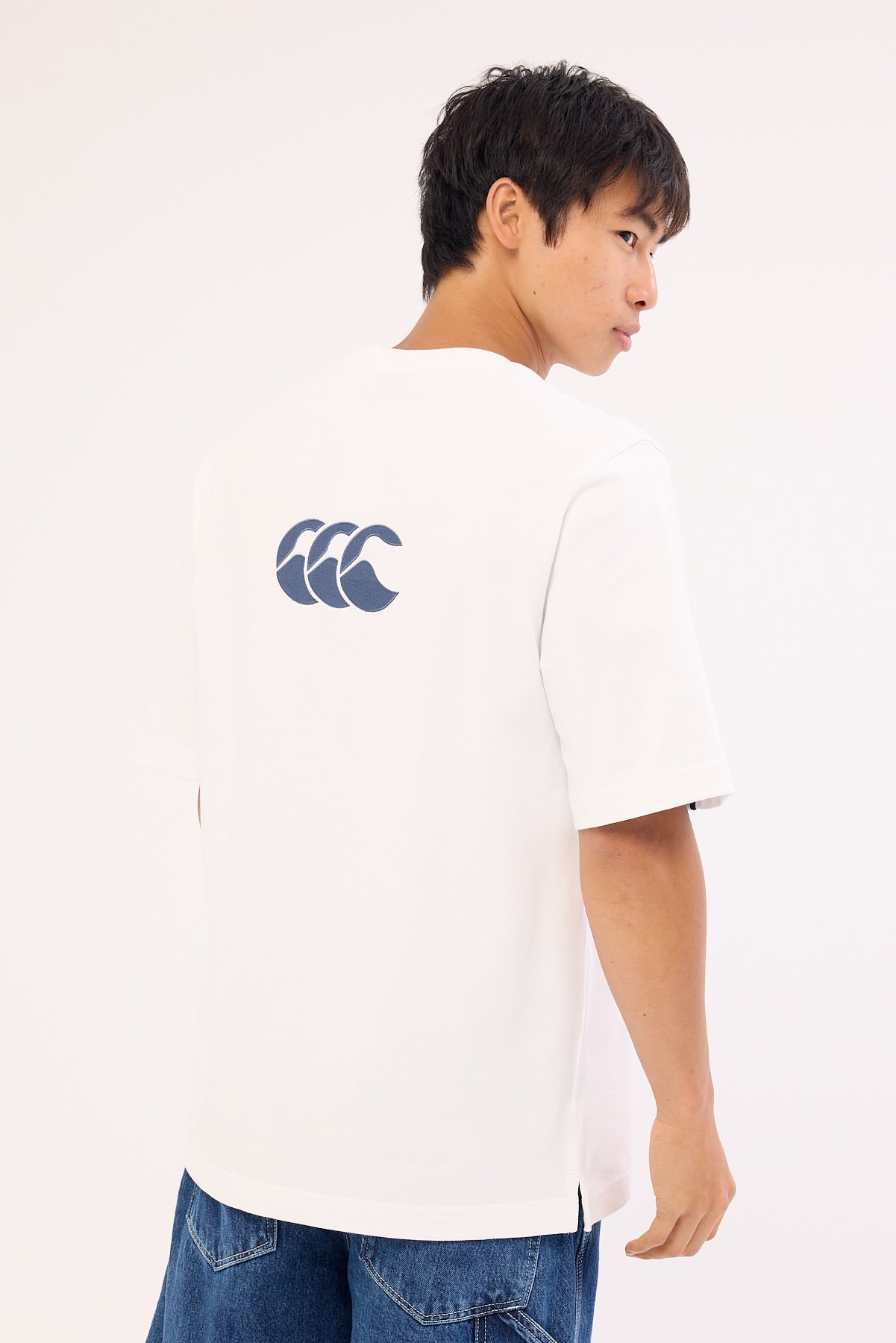Canterbury Heritage Panelled Tee Right White