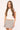 Perfect Stranger Monica Box Pleat Skort Grey Stripe