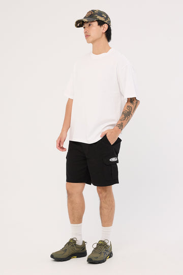 Thrills Bueno Elastic Cargo Short Black