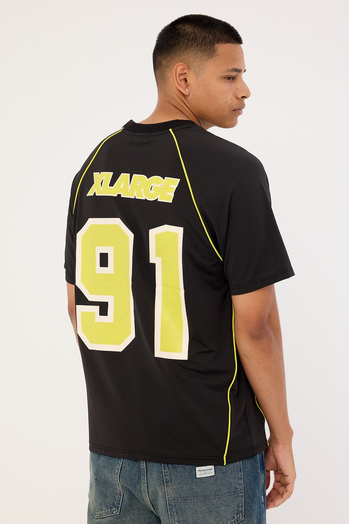 Xlarge Football SS Jersey Black
