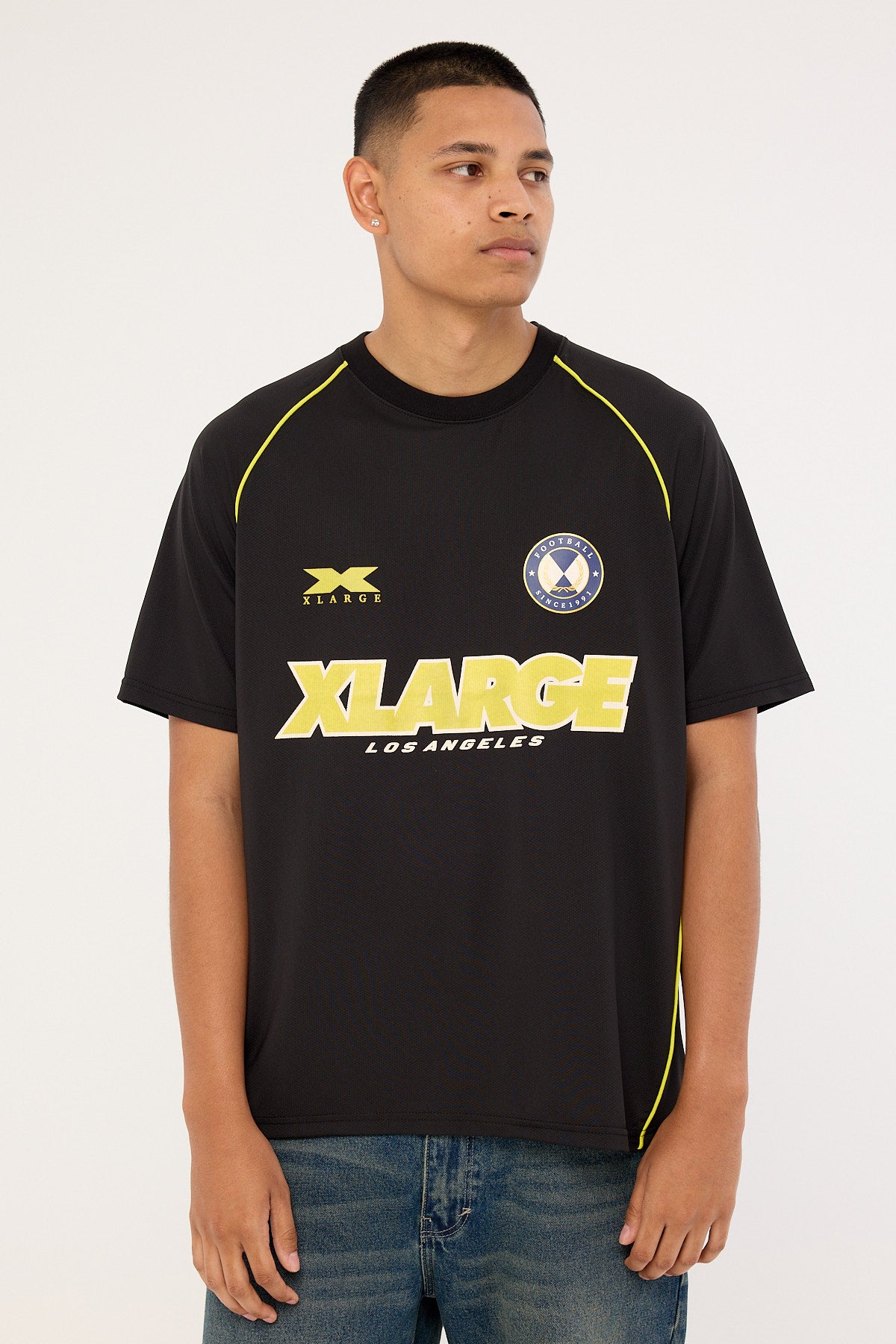 Xlarge Football SS Jersey Black