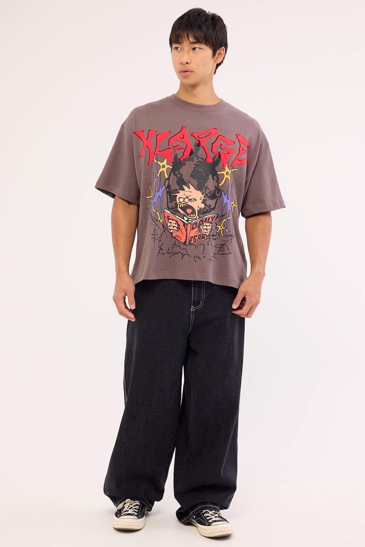 Xlarge Daily Gorilla Fit SS Tee Pigment Mocha