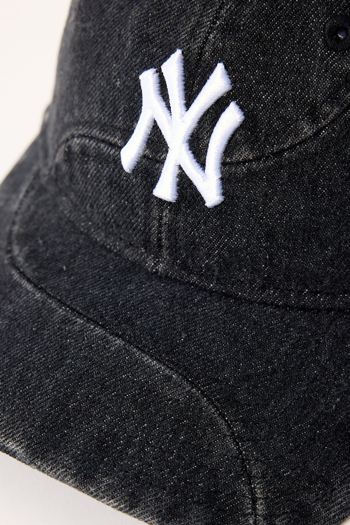 New Era Denim Curve 9Twenty New York Yankees Cap Black Denim