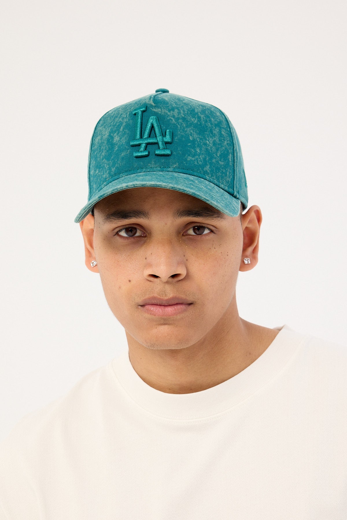 New Era Seasonal Snow Wash 9Forty A-Frame Los Angeles Dodgers C Midnight Green