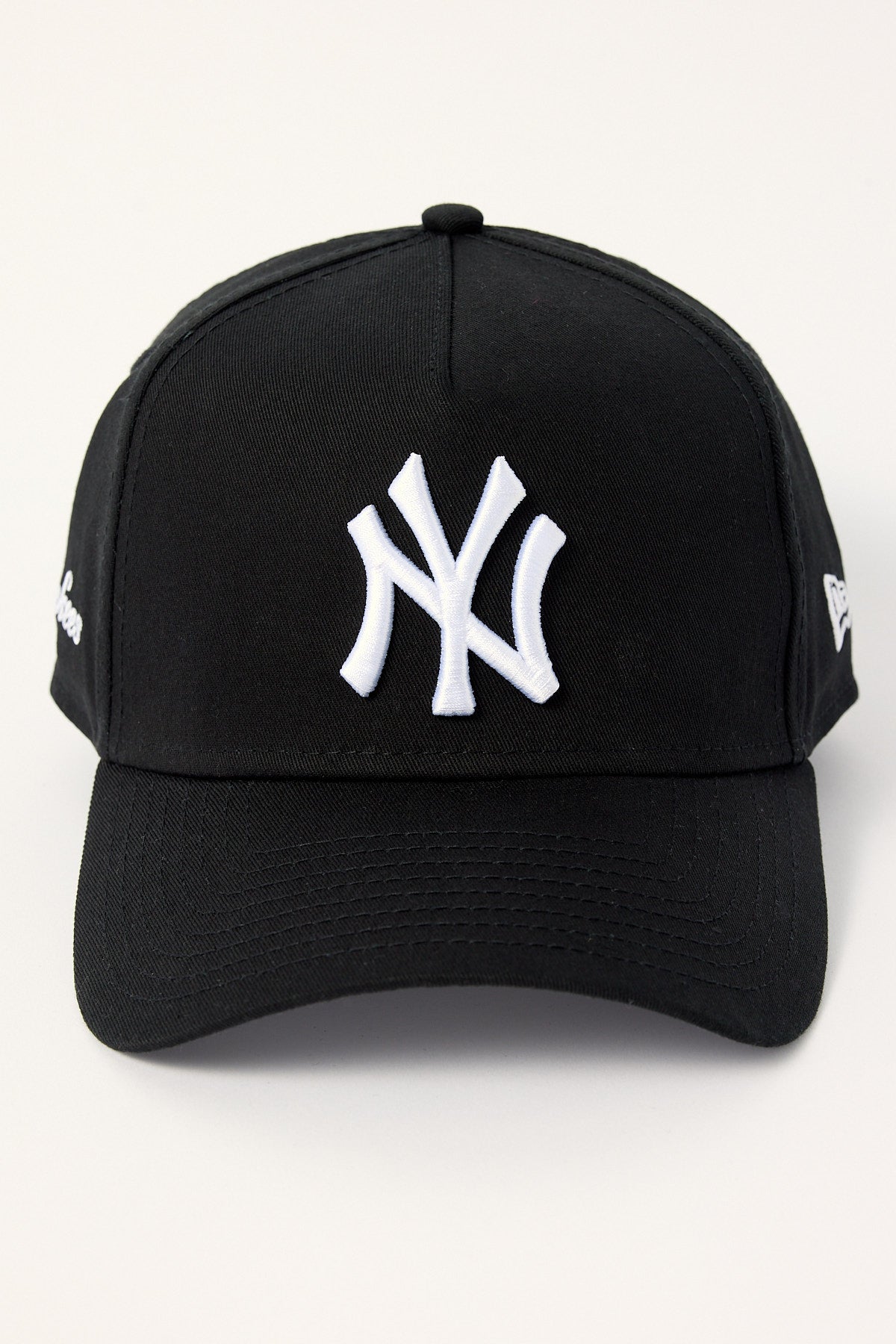 New Era Script Seasonal 9Forty A-Frame New York Yankees Cap Black/Grey