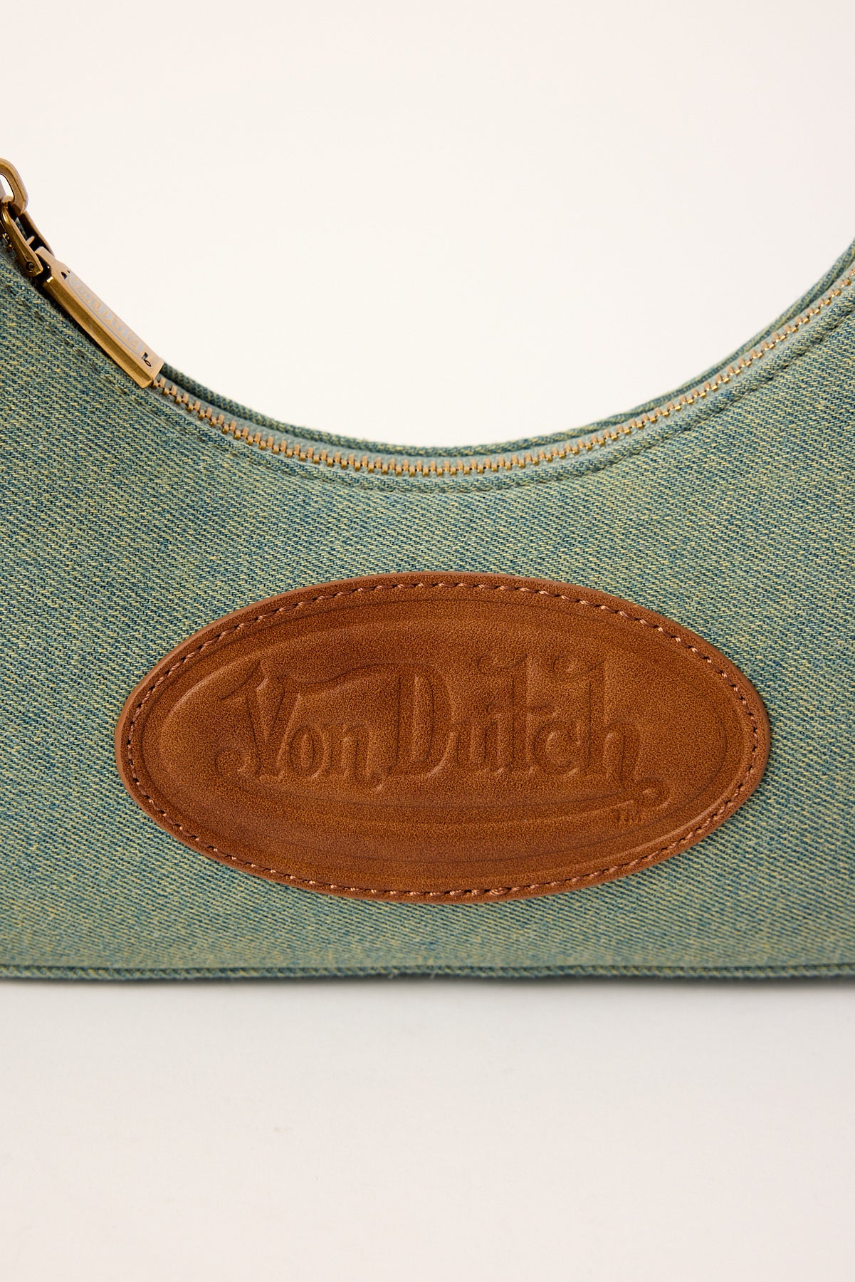 Von Dutch Amy Dirty Denim Shoulder Bag Dirty Denim