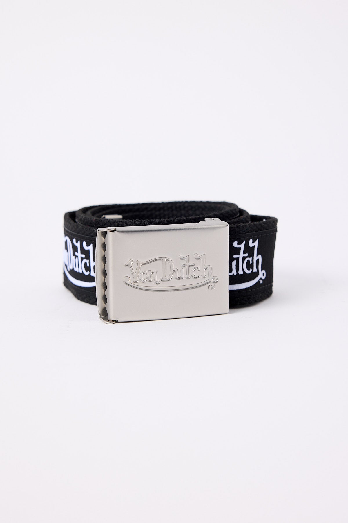 Von Dutch Signature Web Belt Black