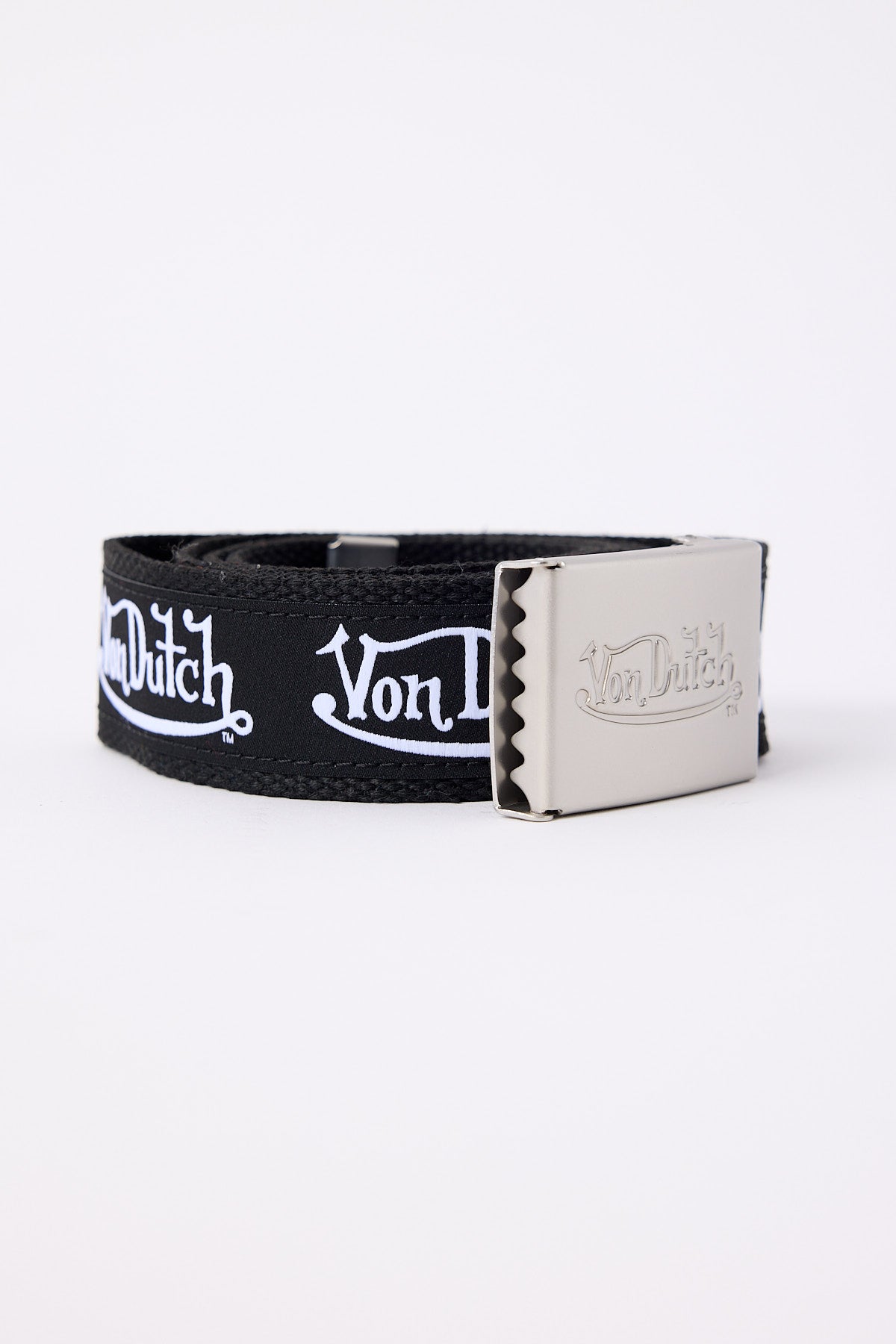 Von Dutch Signature Web Belt Black