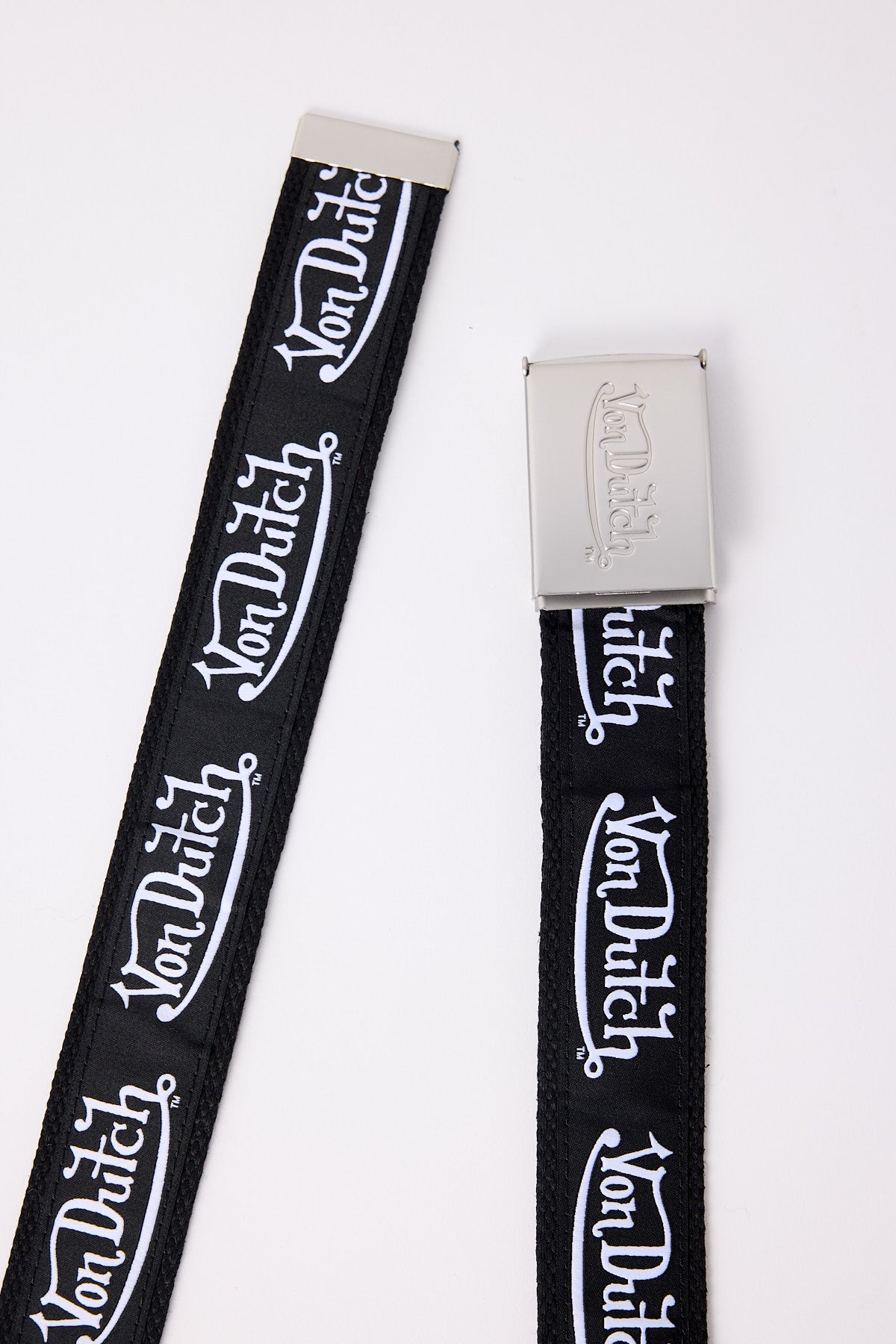 Von Dutch Signature Web Belt Black