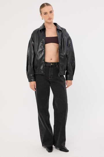 L&t Scoop Neck Bralette Brown