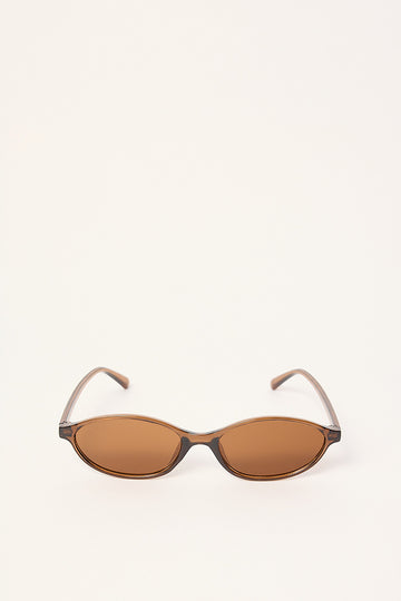 Angels Whisper High Line Sunglasses Brown