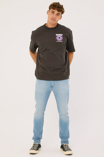 Wrangler Slater Straight Jean Woodlea Blue
