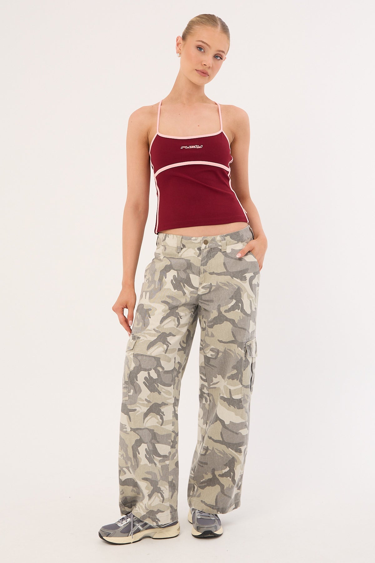 Rusty Top L&t Cap Sleeve Scoop T-shirt Berry – Universal Store