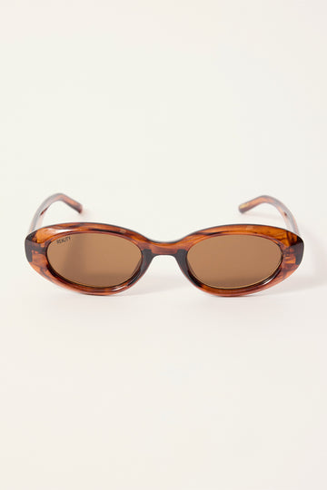 Reality Eyewear Arbella Bark Turtle/Brown Lens