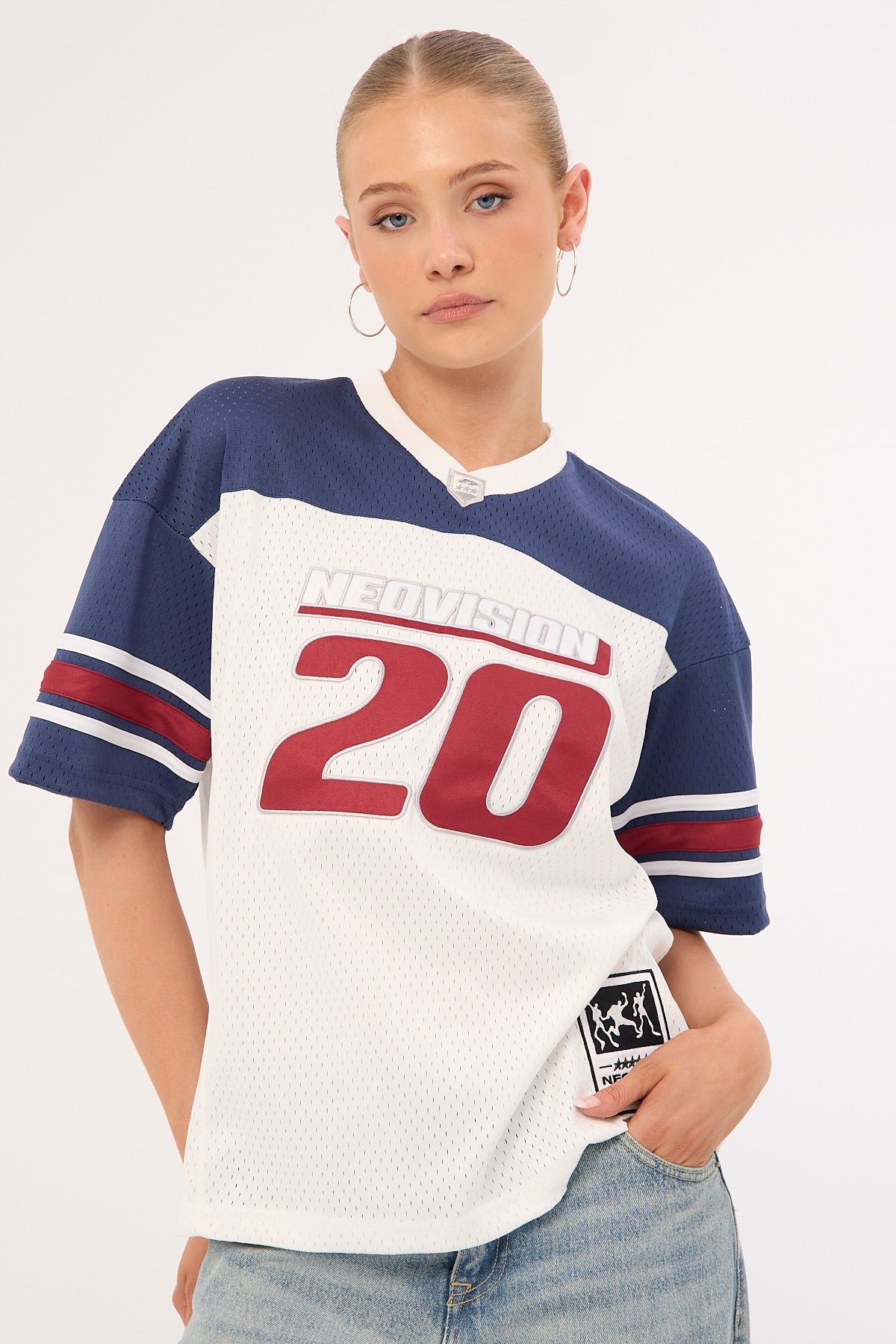 Neovision Aether V Neck Jersey White