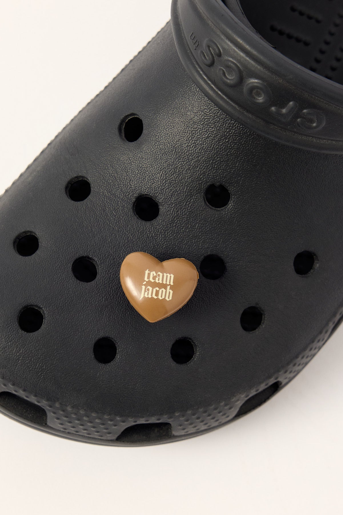 Crocs Twilight Team Jacob Jibbitz Brown