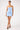 Perfect Stranger Luna Strapless Button Through Top Blue