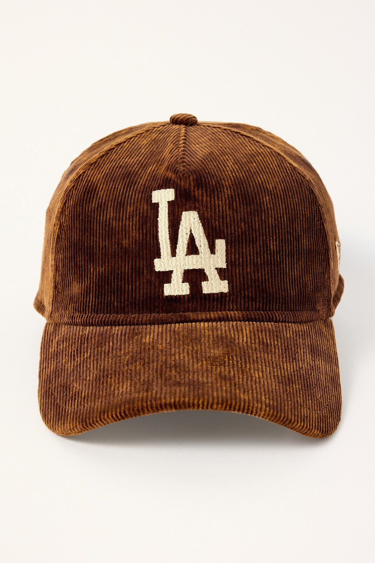 New Era Washed Cord 9Twenty A-Frame Los Angeles Dodgers Cap Walnut/Grey