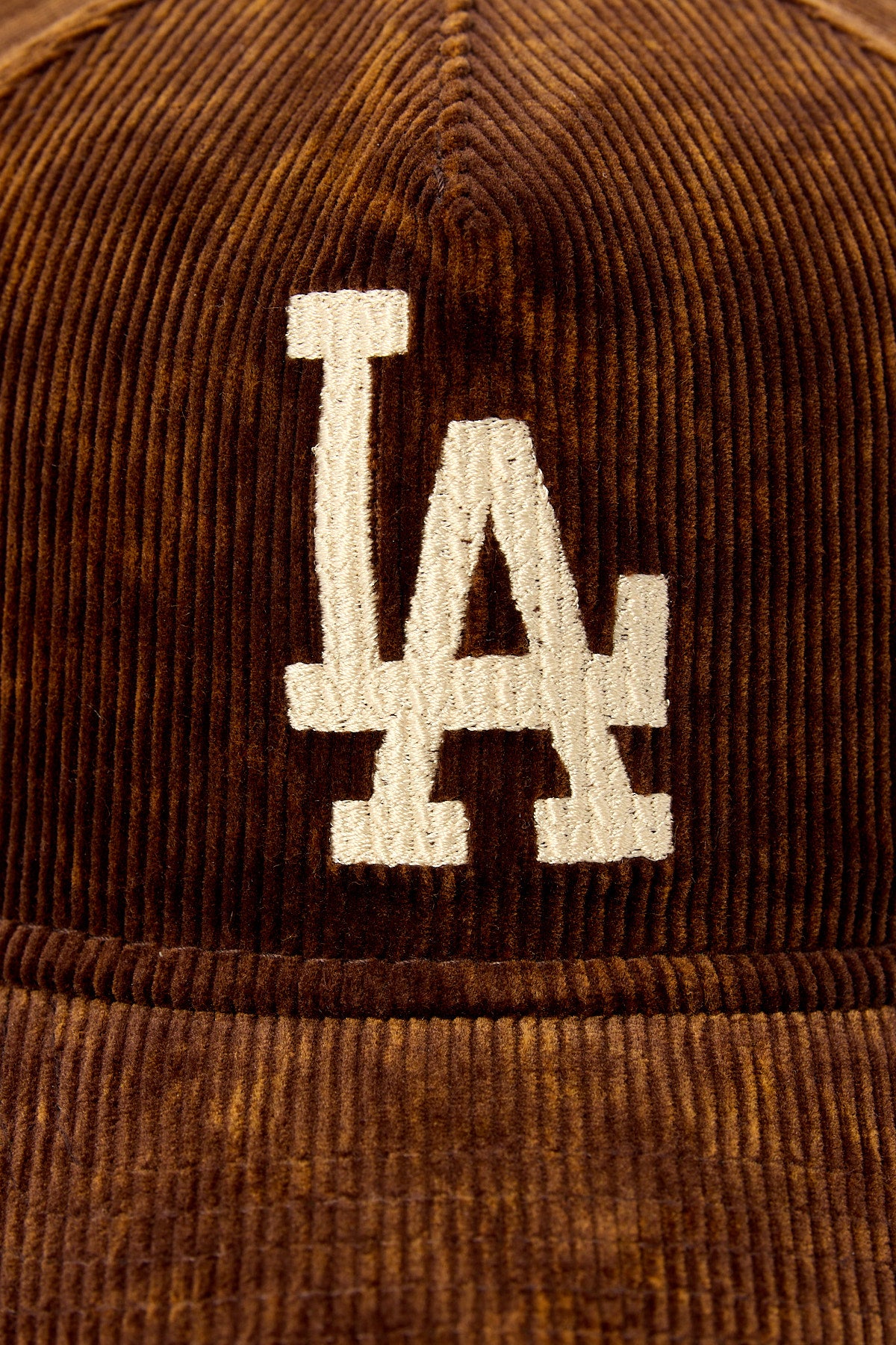 New Era Washed Cord 9Twenty A-Frame Los Angeles Dodgers Cap Walnut/Grey