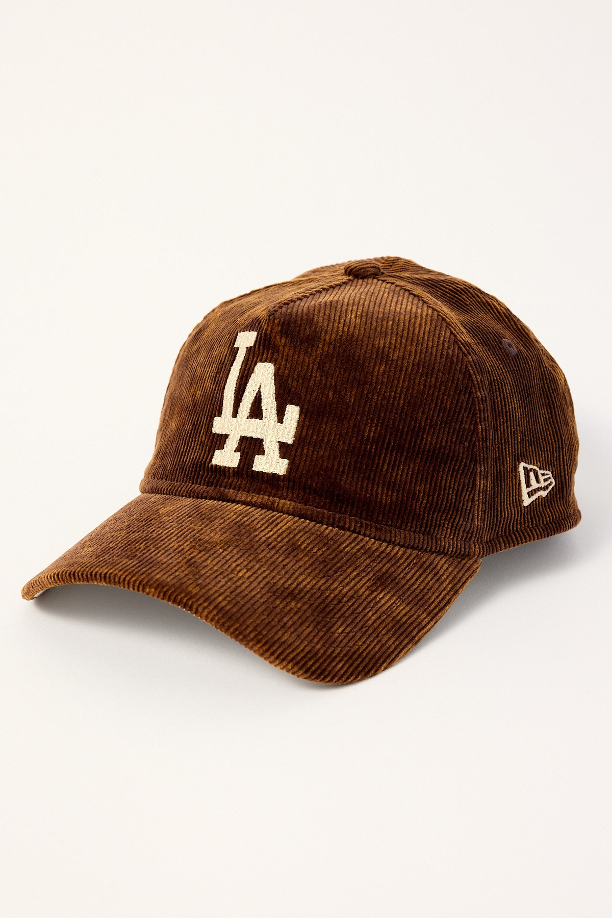 New Era Washed Cord 9Twenty A-Frame Los Angeles Dodgers Cap Walnut/Grey