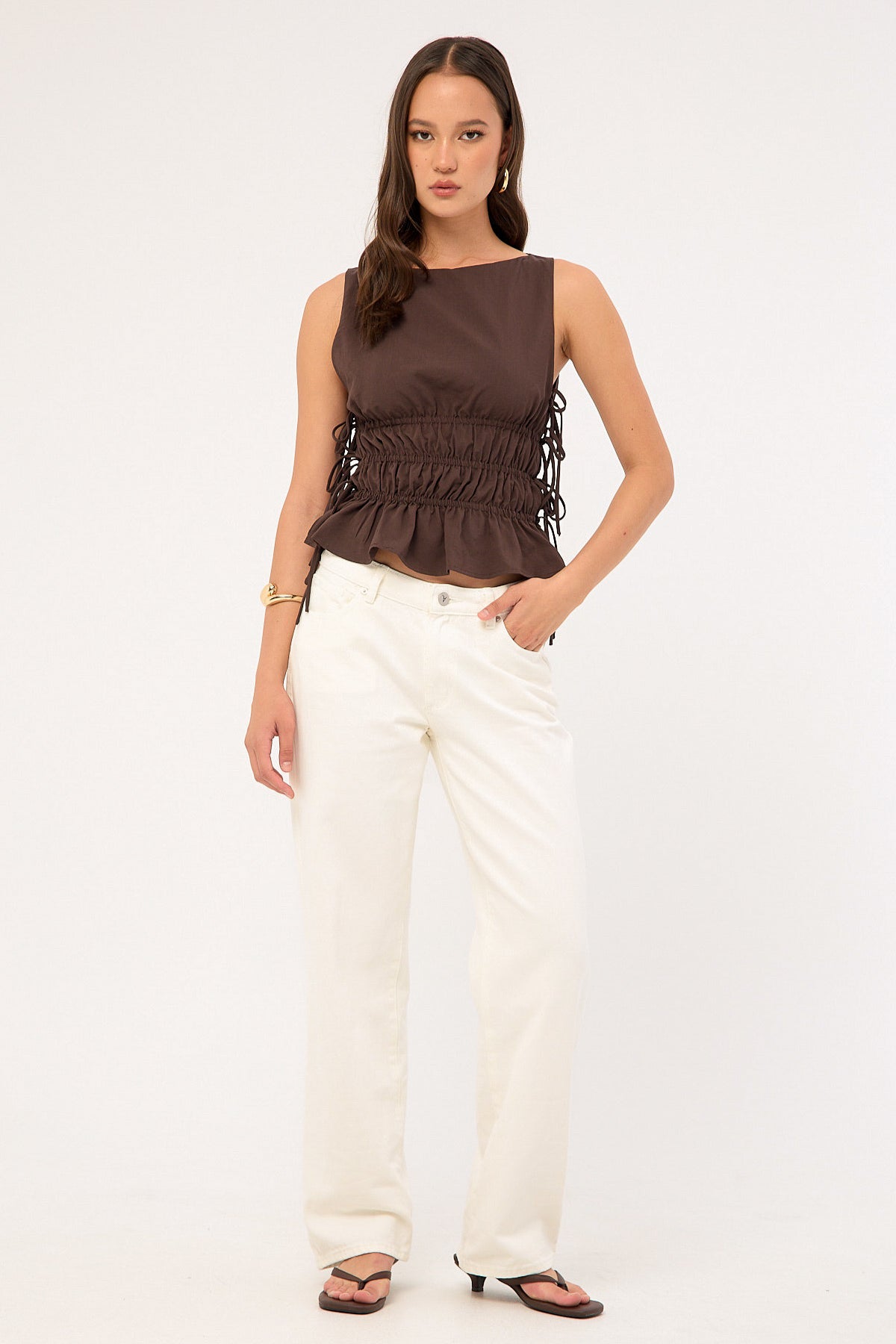 Abrand 99 Low Baggy Jean Pearl