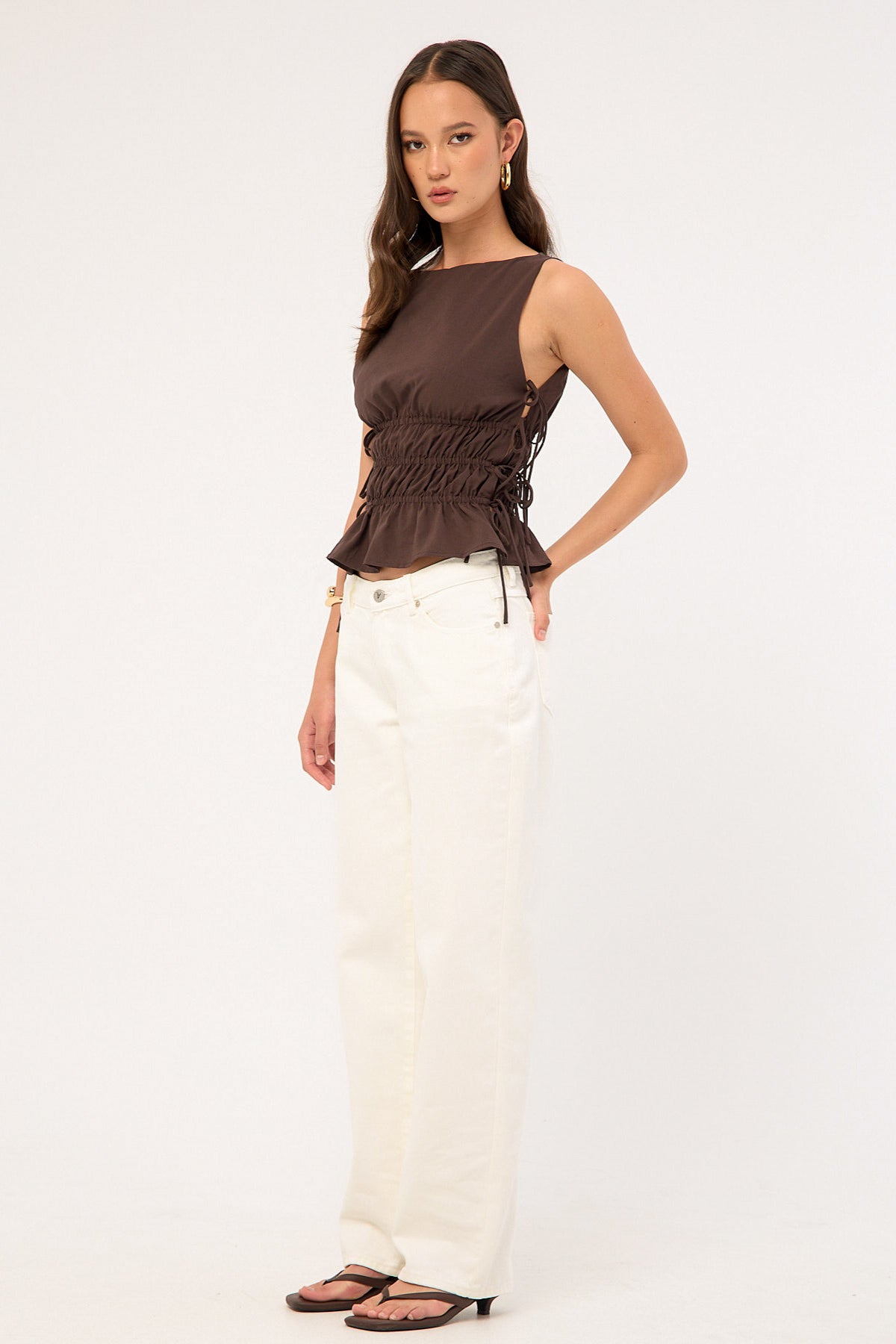 Abrand 99 Low Baggy Jean Pearl