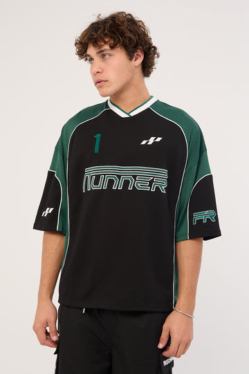 Front Runner Striker Jersey Black Emerald
