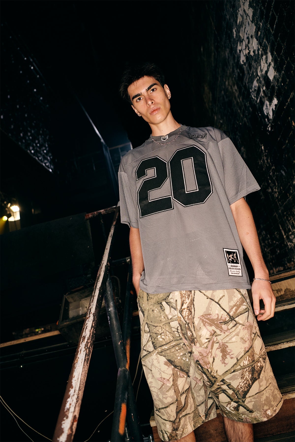 Neovision Crucial V Neck Jersey Charcoal