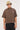 Neovision Tribal Oversize Cropped Shirt Brown Check