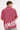 Neovision Tagger Oversize Shirt Burgundy/White Stripe